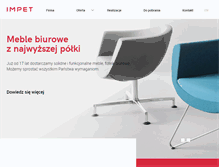 Tablet Screenshot of impet-meble.pl